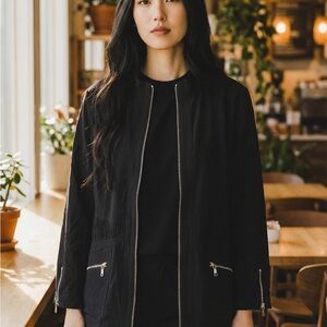 Zenergy by chicos Women's Black Jacket